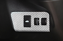 2x2 Silver Carbon Rear Gate Opener Panel for 86 & BRZ